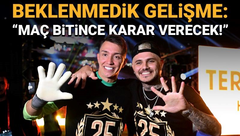 Muslera için beklenmedik gelişme