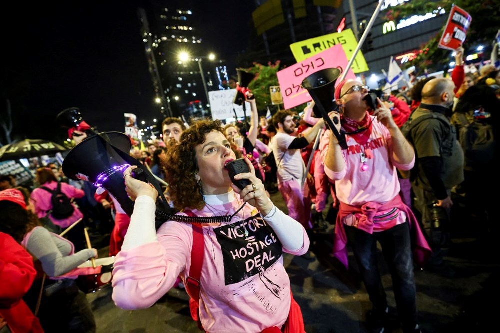 İsrail bir kez daha sokaklarda: Halk Netanyahu'yu istemiyor - 4