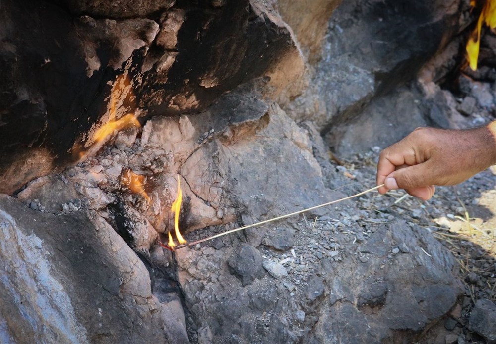 Amanoslar'ın sonsuz ateşi 'yanar taşlar' turizme kazandırılacak - 11
