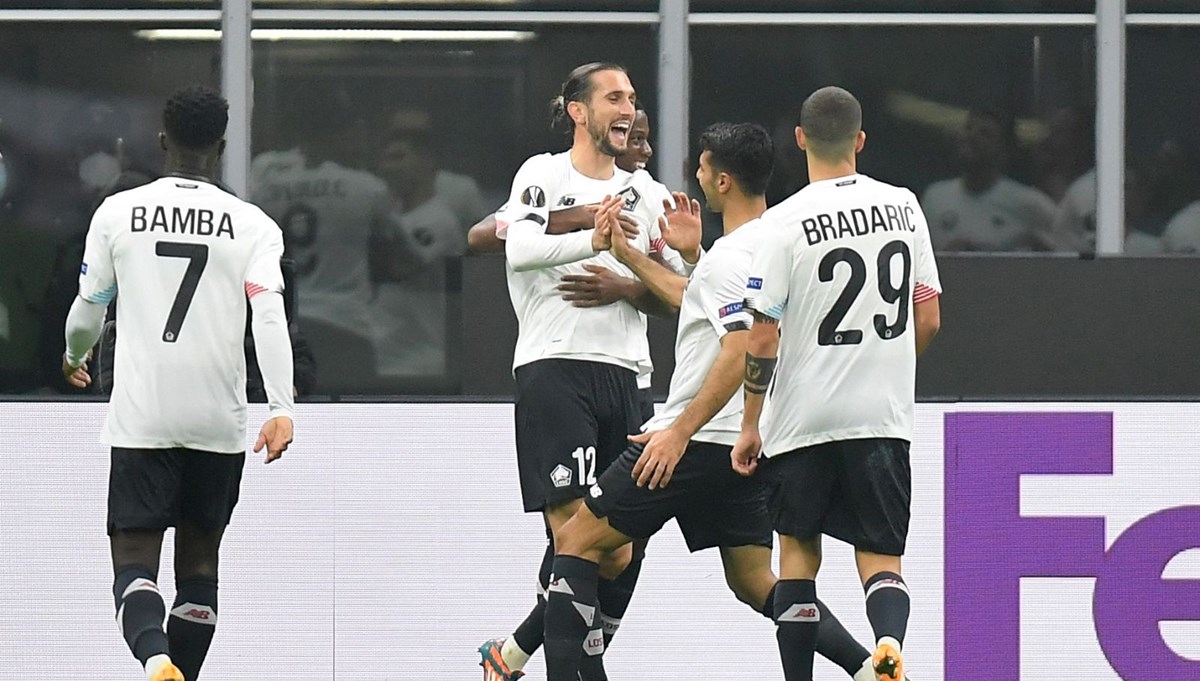 Yusuf hat-trick yaptı, Lille Milan'ı yendi