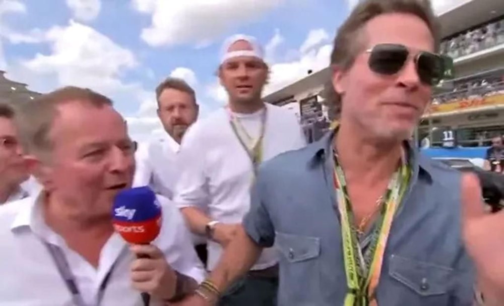 Brad Pitt'ten canlı yayında Formula 1 muhabirine kötü muamele - 3