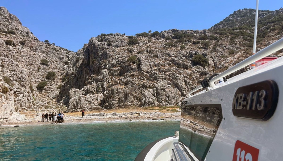 Marmaris’te 22 düzensiz göçmen kurtarıldı Marmaris’te 22 düzensiz göçmen kurtarıldı