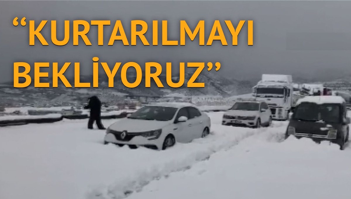 Mahsur kalan binlerce sürücüden biri yaşadıklarını anlattı