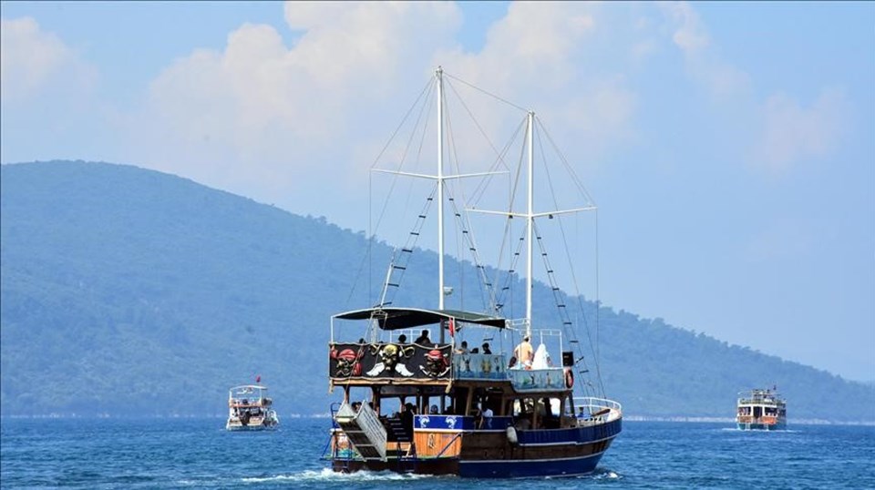 Gökova Körfezi'nde günübirlik turlarla "mavi cennete" yolculuk - 1