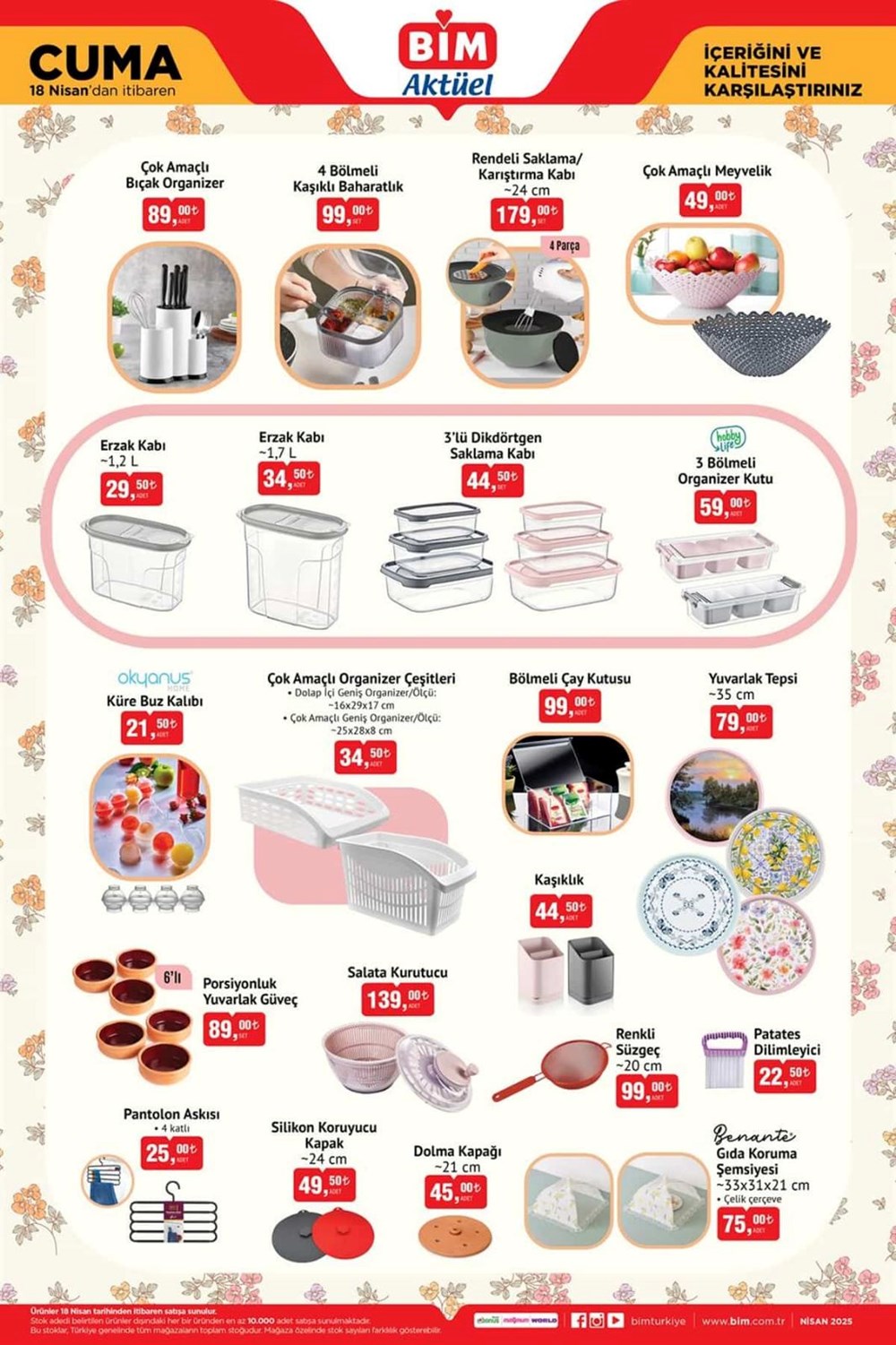 BİM Aktüel Kataloğu (19 Nisan Cuma) | Klima, klavye-mouse, televizyon ve elektronik mutfak eserleri geliyor 77