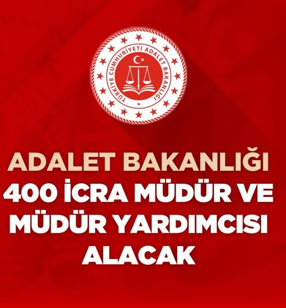 Adalet Bakanlığı icra müdür ve müdür yardımcısı sınavı ne zaman? - 1