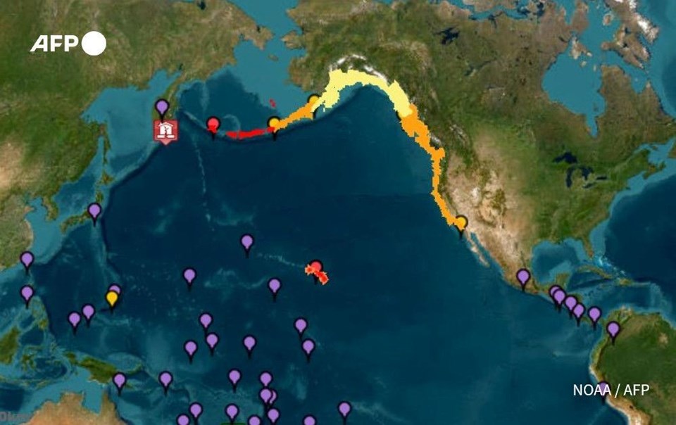 Rusya'da 8.8 büyüklüğünde deprem: İlk tsunami dalgaları kıyıya ulaştı - 1