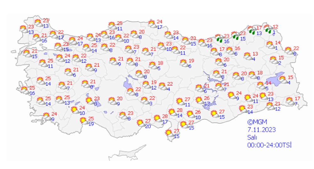 Meteoroloji'den 12 il için sarı kodlu uyarı (Bugün hava nasıl olacak?) - 13