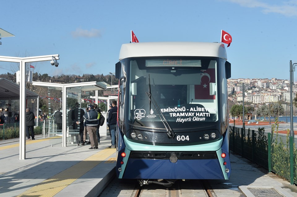 Eminönü-Alibeyköy Tramvay Hattı'nın ilk kısmı açıldı - 2