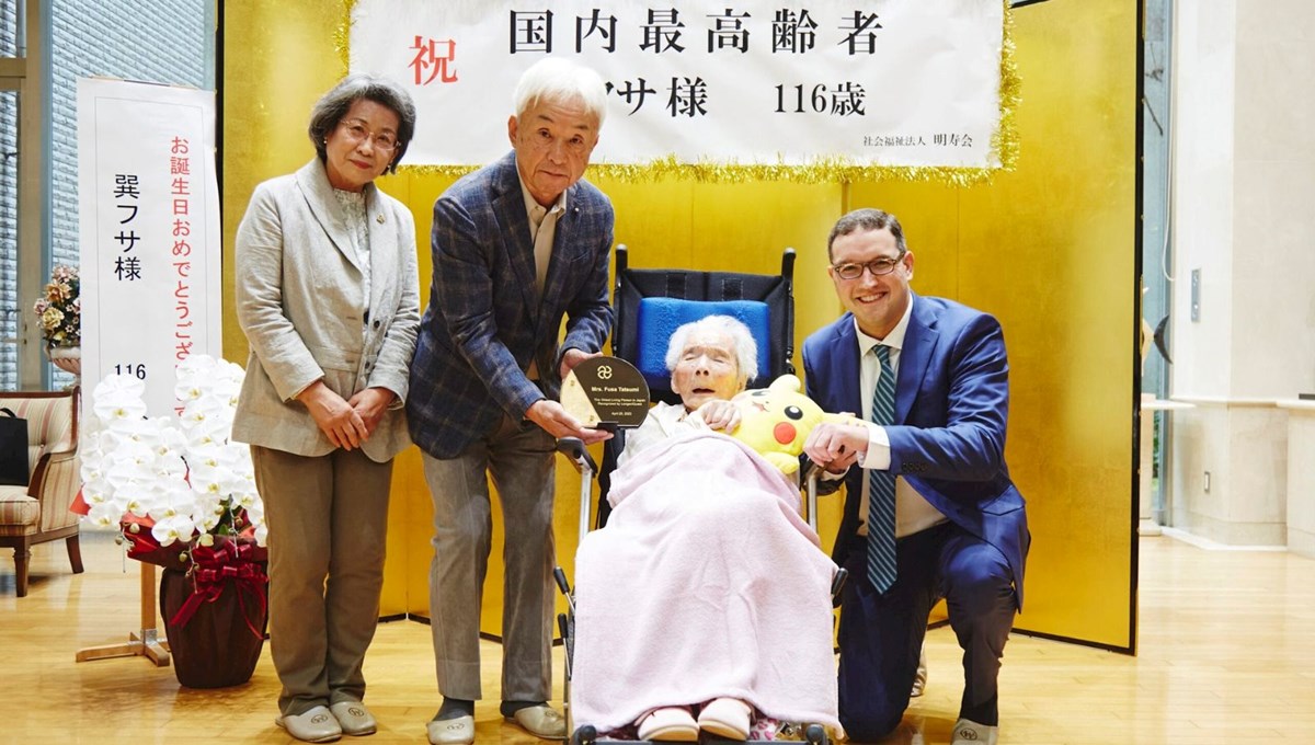 Japonya'nın en yaşlı insanı Tatsumi hayatını kaybetti Japonya'nın en yaşlı insanı Tatsumi hayatını kaybetti