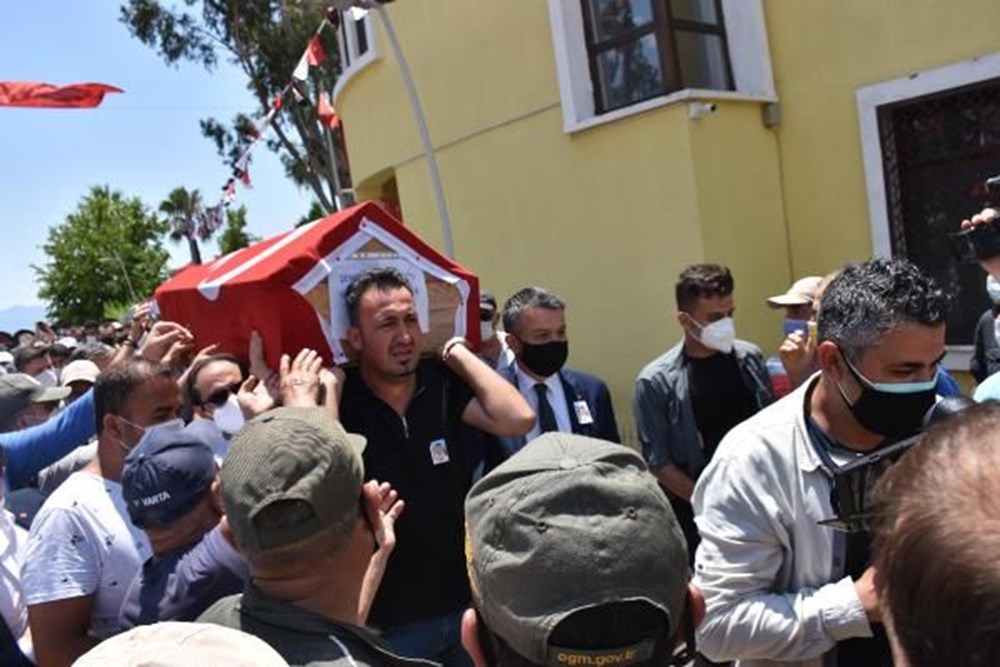 Muğla'da 'orman şehidi' törenle son yolculuğuna uğurlandı - 4