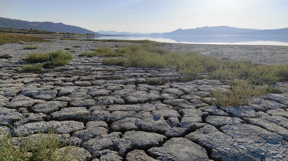 Burdur Gölü'nde korkutan görüntü - 2