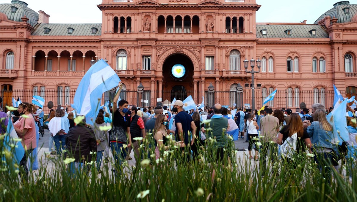 <h1>Arjantin'de hükümet karşıtı gösteriler düzenlendi</h1>
