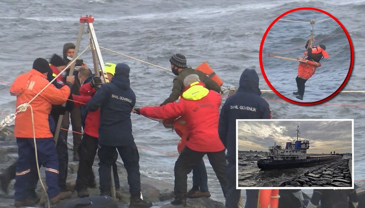 SON DAKİKA: Zeytinburnu'nda gemi karaya oturdu