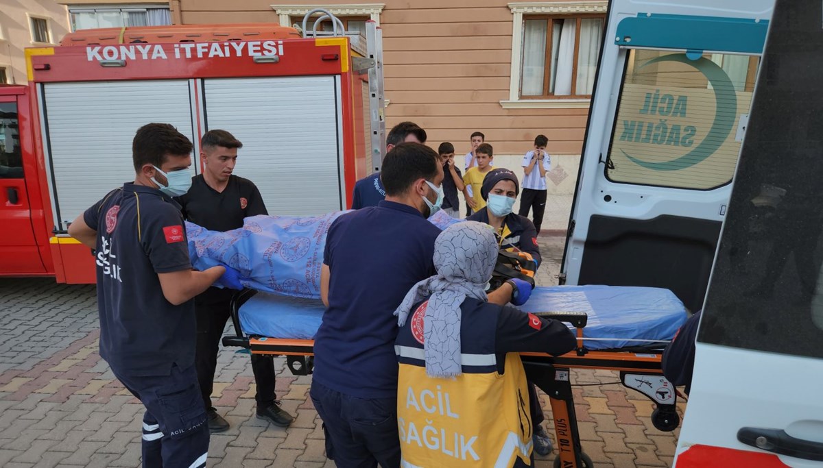 Konya'da yürek burkan olay