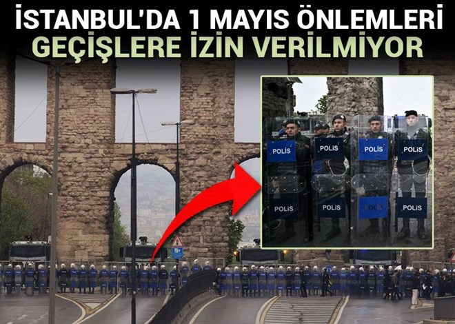 Taksim'e yürümek isteyen grup gözaltında