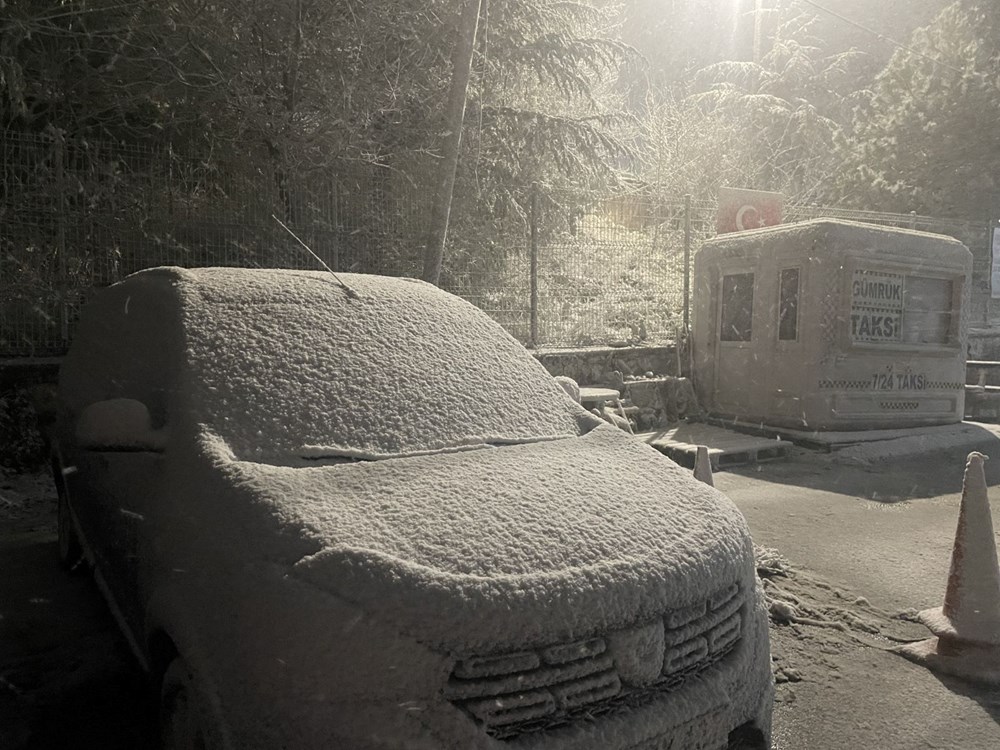 İstanbul'un dibine kadar geldi: Birçok kentte kar sevinci yaşandı - 9