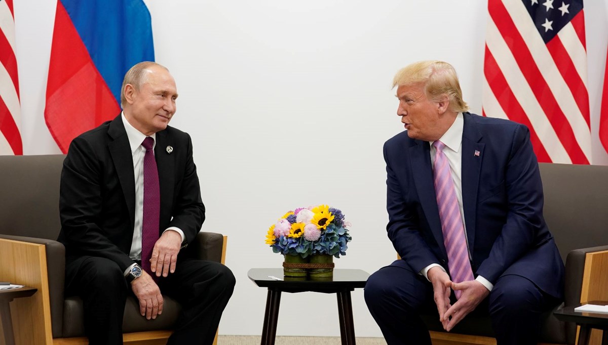 Putin'le görüşen Trump'tan 