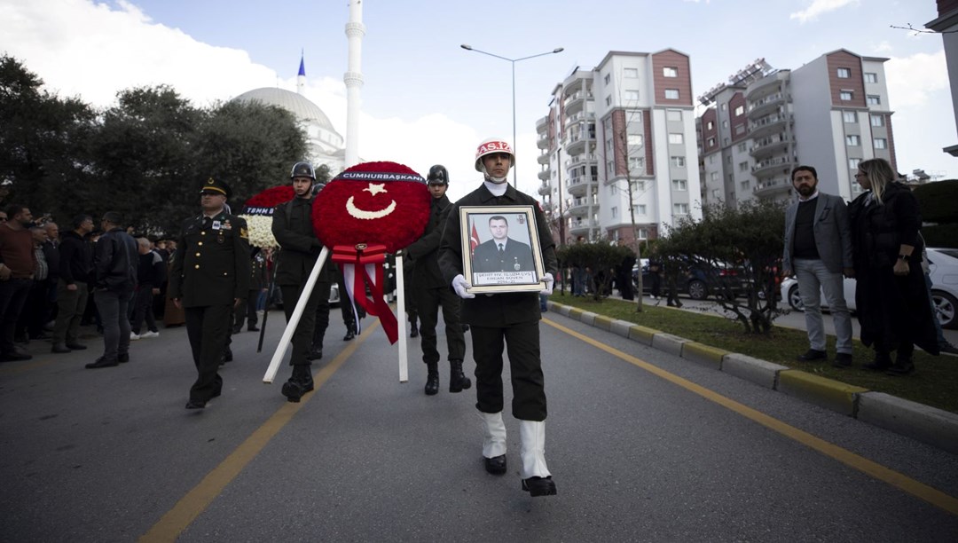 Konya'da şehit olan Uzman Çavuş Ercan Güven'e veda
