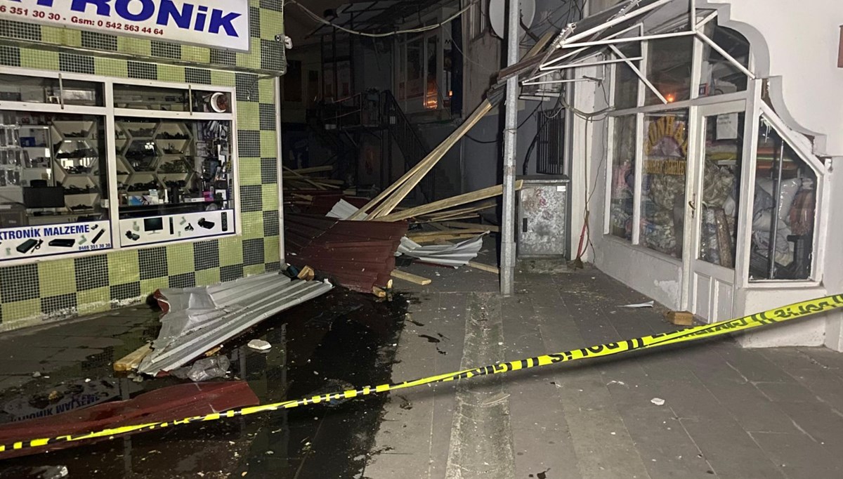 Artvin'de fırtına etkili oldu