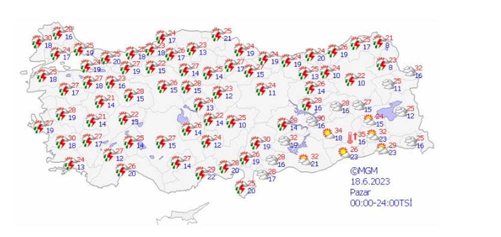 Meteoroloji 20 il için uyardı (Bugün hava nasıl olacak?) - 17