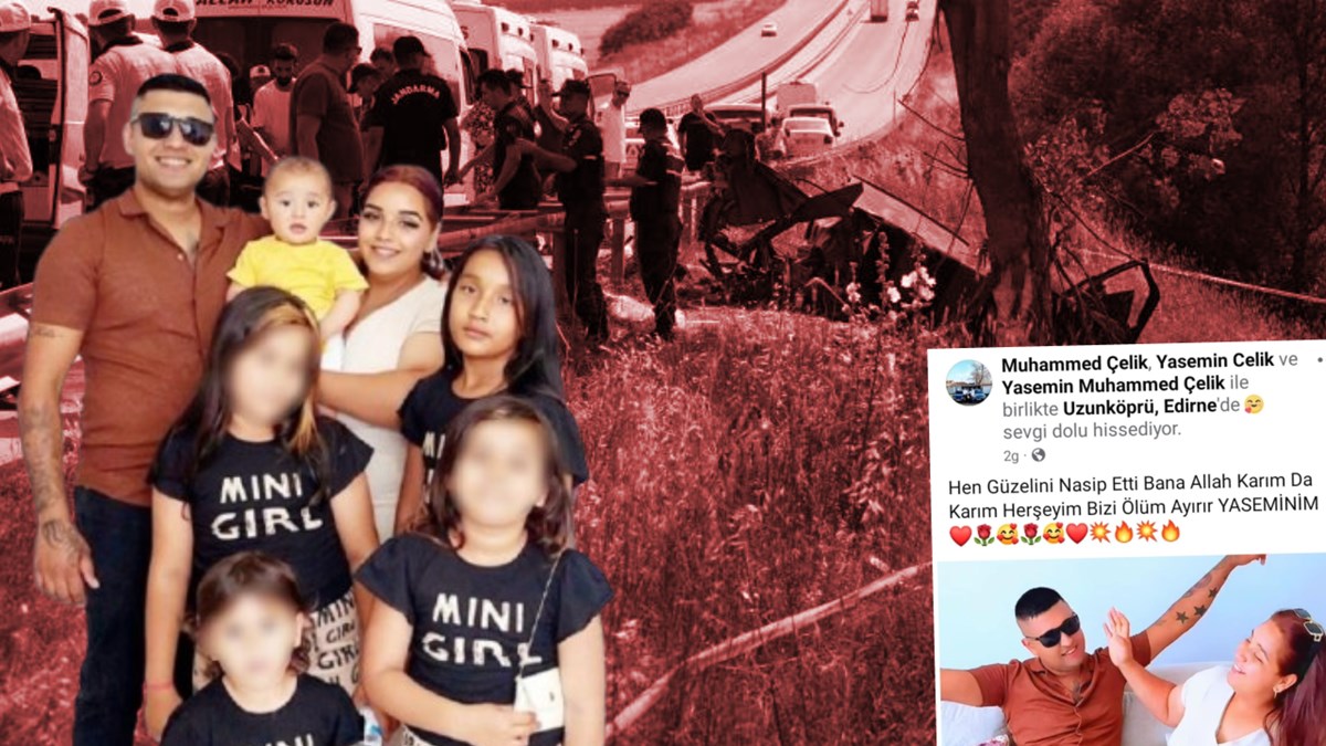 Beş kişi öldü, geriye bu paylaşım kaldı