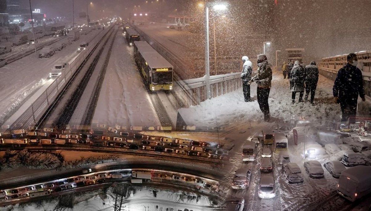 Kar yağışı sonrası İstanbul'da son durum: Mahmutbey TEM otoyolunda bekleyiş sürüyor