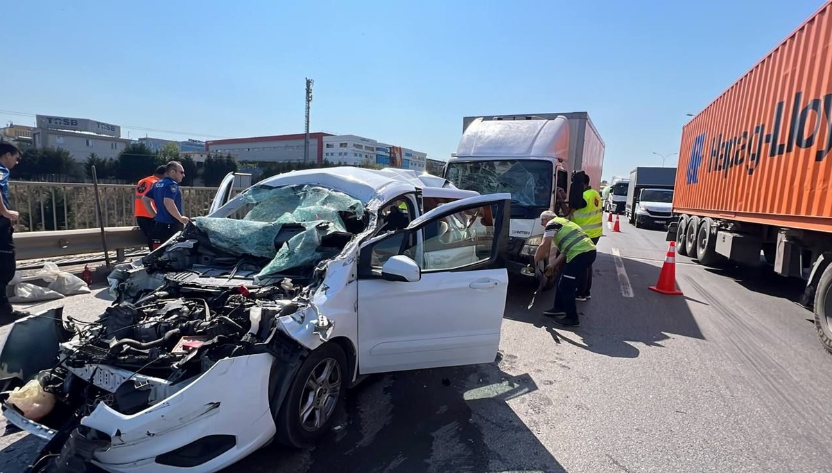 Anadolu Otoyolu'nda zincirleme kaza Anadolu Otoyolu'nda zincirleme kaza