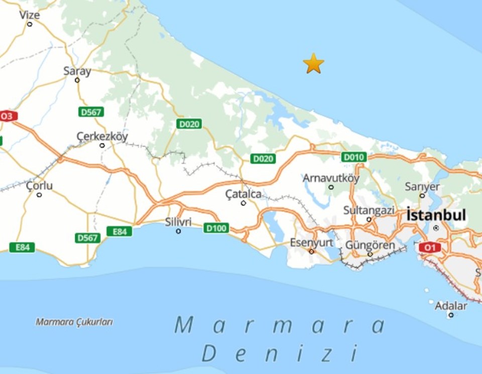 Karadeniz'de 3,7 büyüklüğünde deprem: İstanbul'da hissedildi - 1