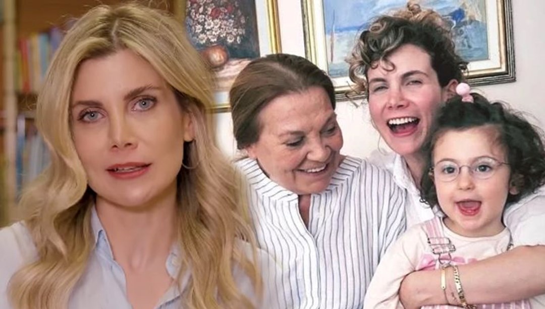 Ayşecan Tatari'den annesi Aliye Uzunatağan ve kızıyla yeni kare