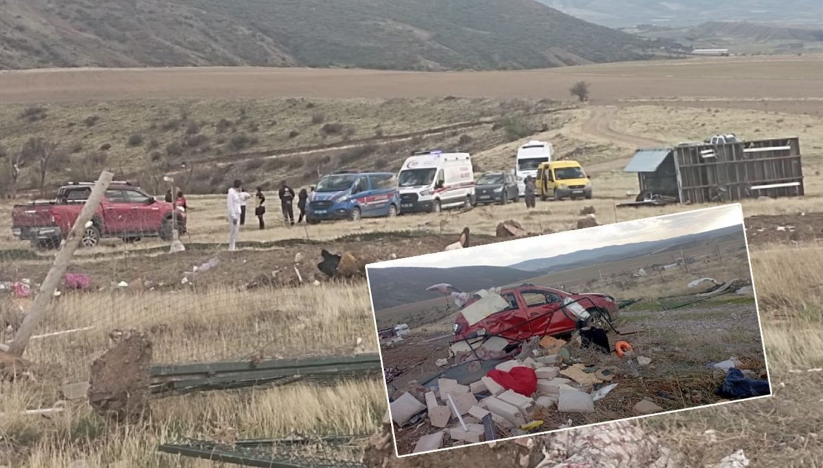 Ankara'da fırtına nedeniyle konteyner devrildi: 1 ölü Ankara'da fırtına nedeniyle konteyner devrildi: 1 ölü