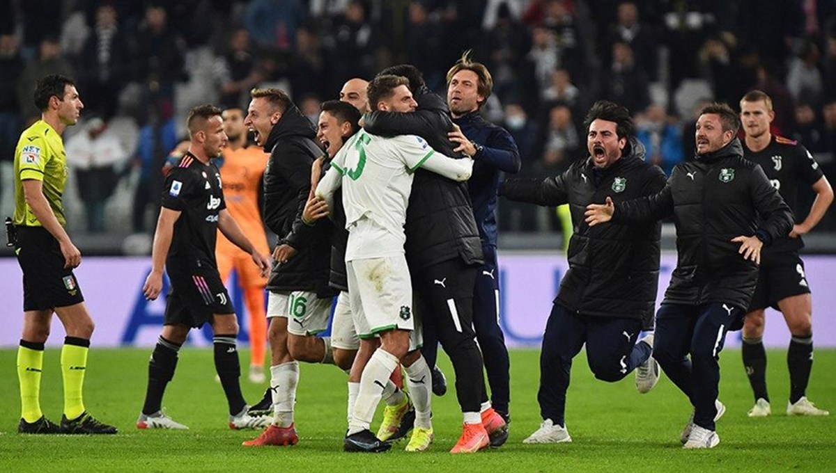 Sassuolo, Juventus'u son dakika golüyle yendi