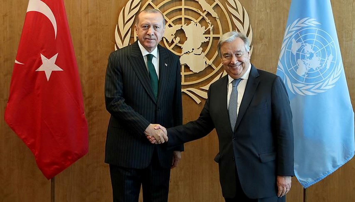 Cumhurbaşkanı Erdoğan, BM Genel Sekreteri Guterres ile görüştü