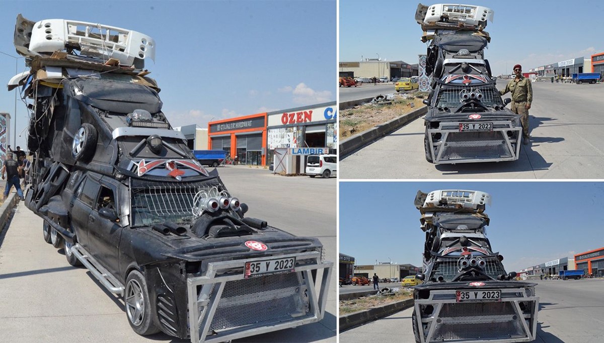 Sosyal medyanın dilindeki araba! Aksaraylı Mad Max'e kötü haber