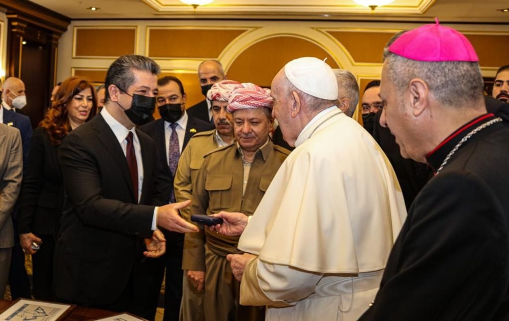 Tarihi ziyarette üçüncü gün: Papa Kürt lider ile görüştü - 5
