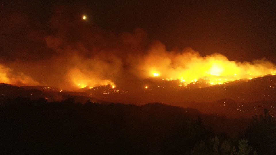 Adana'da orman yangını: 6 köy boşaltıldı - 1