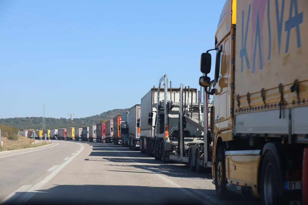 Sınırda 20 kilometrelik TIR kuyruğu - 3