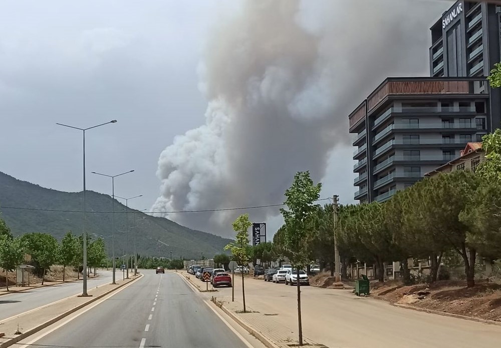 Muğla, Balıkesir ve Denizli'de 4 noktada orman yangını: Havadan ve
karadan müdahale sürüyor - 9