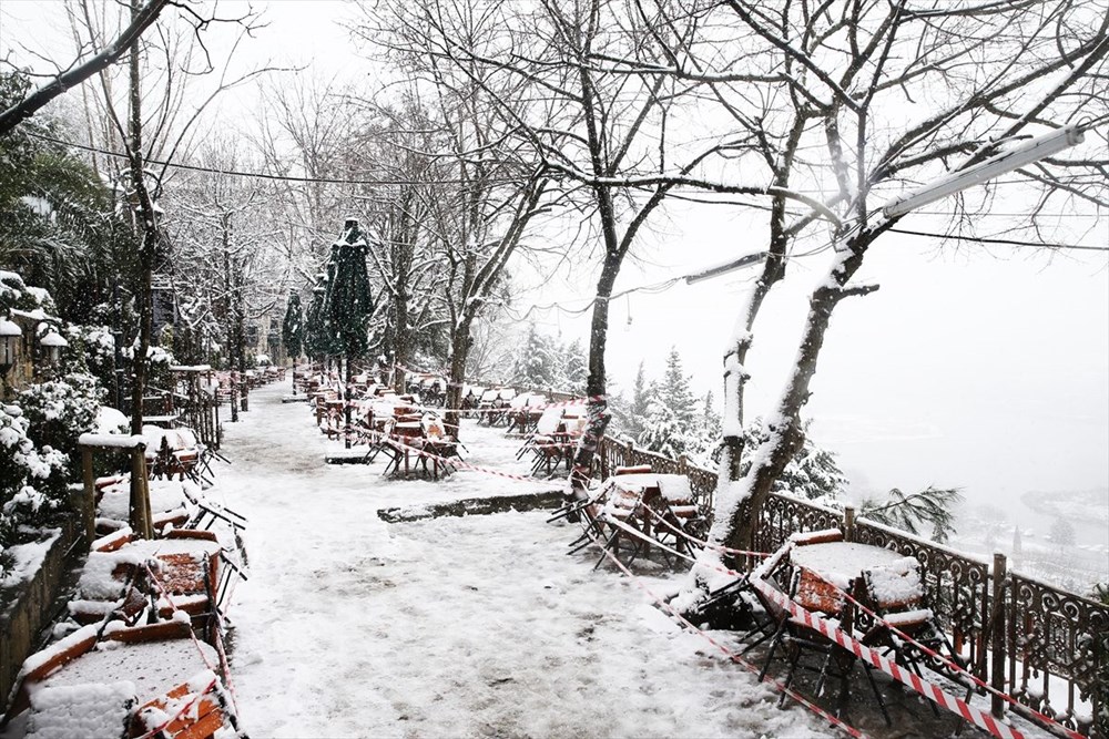 İstanbul'da kar yağışı devam ediyor - 22
