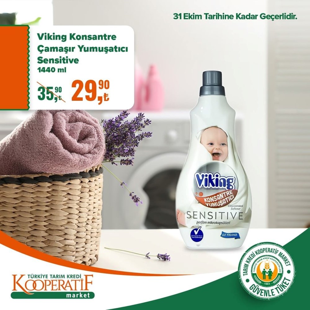 Tarım Kredi Kooperatif Market temel ihtiyaç ürünlerinde büyük indirimler (17-31 Ekim güncel indirimli ürünler kataloğu) - 2