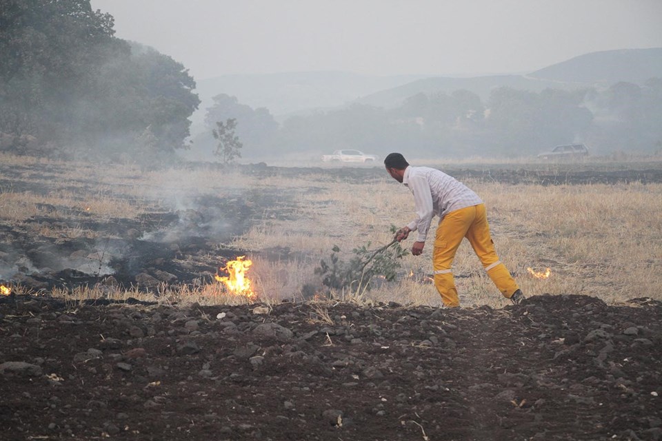 Manisa'daki orman yangınında 'sabotaj' şüphesi - 1