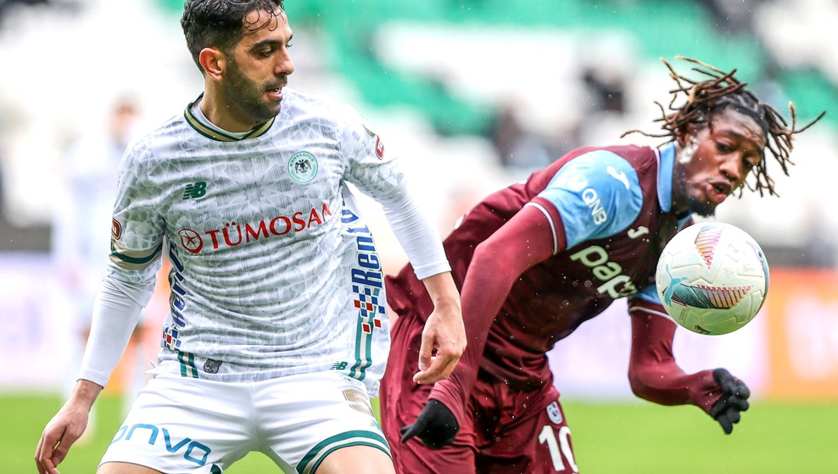 Konyaspor'a mağlup olan Trabzonspor'un deplasmanda galibiyet hasreti 12 maça çıktı