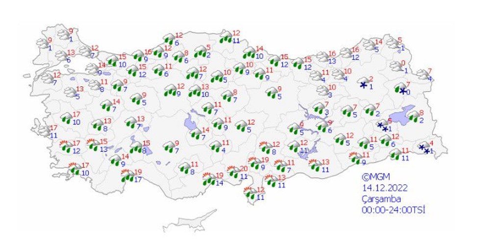 Meteoroloji'den 12 il için sarı ve turuncu kodlu uyarı (Bugün hava nasıl olacak?) - 8