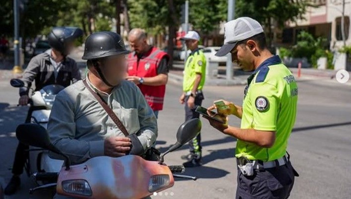 Isparta'da trafik denetimlerinde ceza Isparta'da trafik denetimlerinde ceza