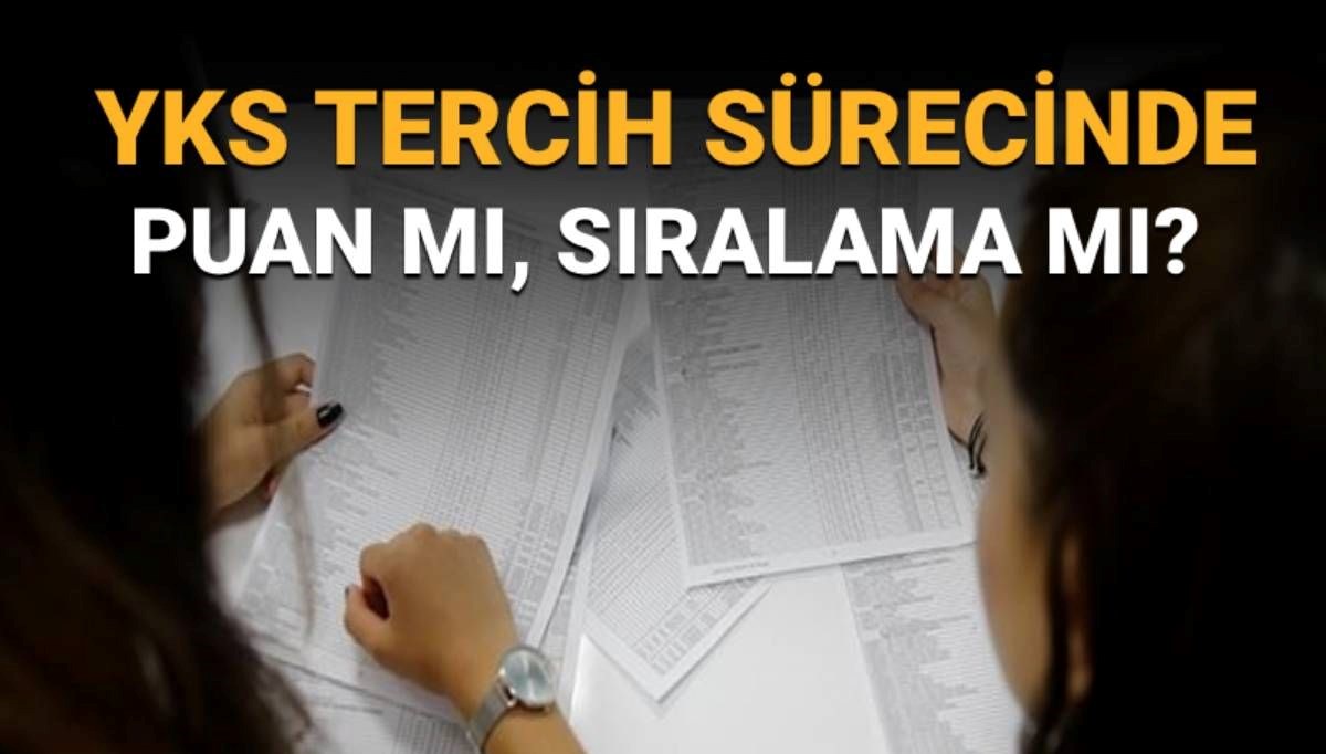 YKS sıralama mı önemli puan mı? YKS başarı sıralaması nedir, neye göre yapılır?
