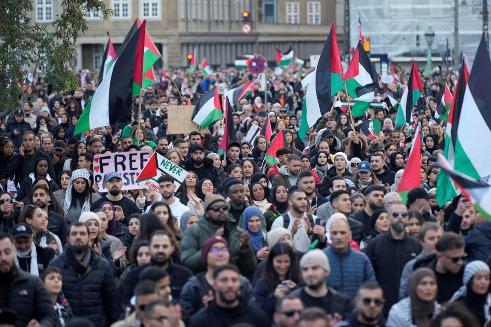 Birçok ülkede protesto gösterisi: "Özgür Filistin" ve "Rehinleri bırakın" - 13