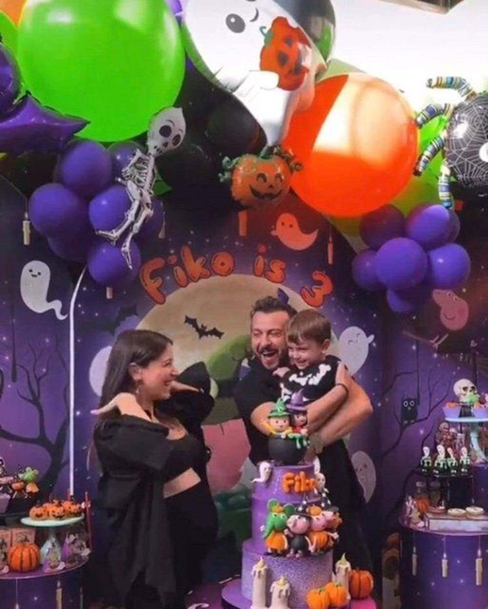 Hazal Kaya-Ali Atay çiftinin oğulları Fikret Ali 3 yaşında - 3