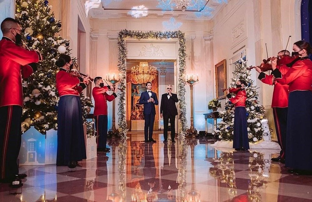 Joe Biden'ın Beyaz Saray'daki ilk Noel kutlaması - 9