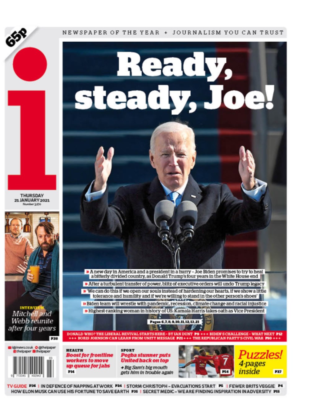 Dünya manşetlerinde Joe Biden: ABD'nin kurtuluşu - 4