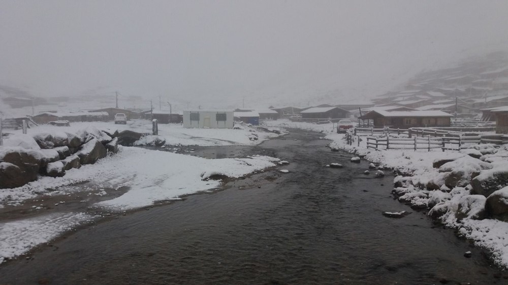 Kar yağışı yüksek kesimlerde etkili oluyor - 6